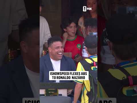 Ronaldo Nazario couldn't believe what @IShowSpeed did