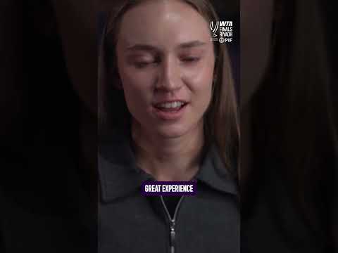 Elena Rybakina looks back at 4 memories from this year! #wtafinalsriyadh #tennis #sports #memories