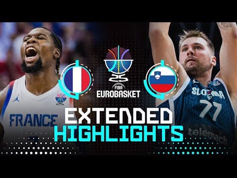France 🇫🇷 vs Slovenia 🇸🇮 | Extended Highlights | FIBA EuroBasket 2025