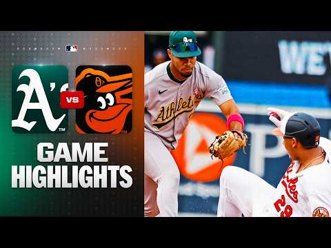 A's vs. Orioles Game Highlights (5/10/26) | MLB Highlights