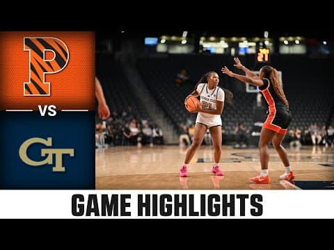 Princeton vs. Georgia Tech Game Highlights |  2025-26 ACC Women’s Basketball