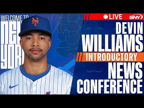 Devin Williams Mets Introductory News Conference