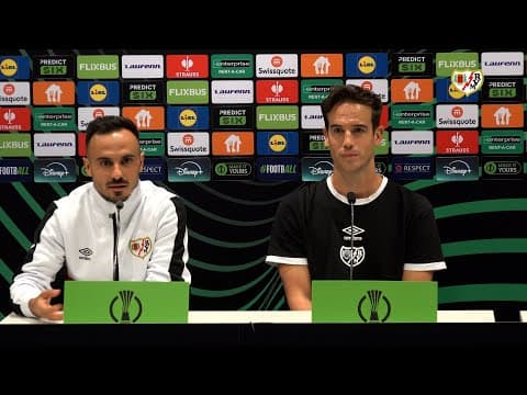 Íñigo Pérez y Álvaro en la previa del partido ante el BK Häcken