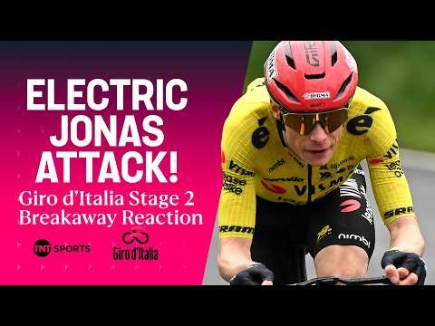 Giro d'Italia Stage 2 REACTION: Jonas Vingegaard's late attack falls short 😭
