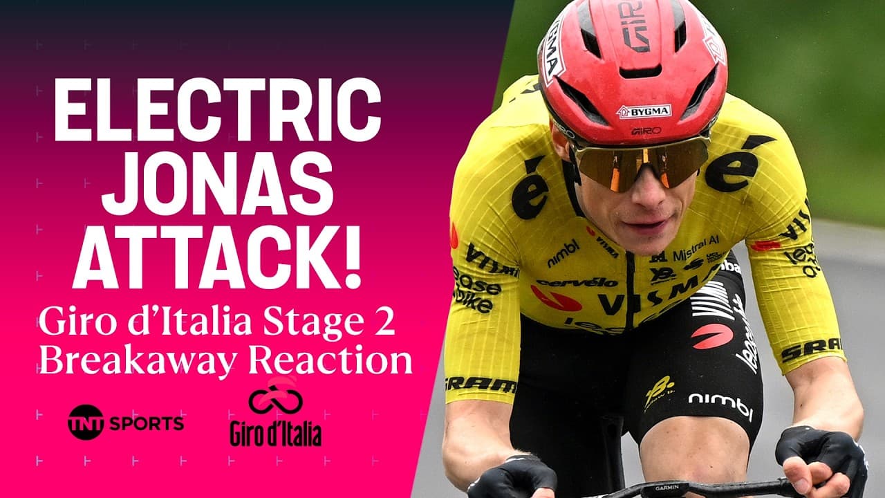 Giro d'Italia Stage 2 REACTION: Jonas Vingegaard's late attack falls short 😭