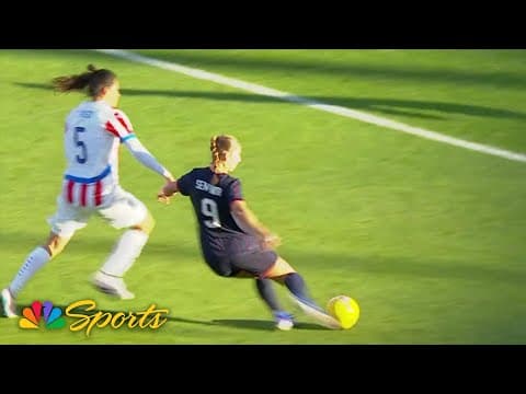 Ally Sentnor's brace puts USWNT up 5-0 on Paraguay | NBC Sports