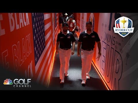Watch the most electric first tee walkouts from Day 2 of the Ryder Cup | Golf Channel