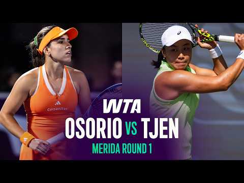 Camila Osorio vs. Janice Tjen | 2026 Merida Round 1 | WTA Match Highlights