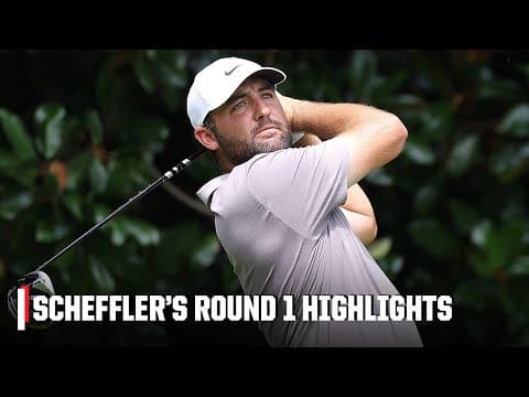 Scottie Scheffler's Round 1 HIGHLIGHTS from the 2025 Tour Championship 🎥 | Golf on ESPN