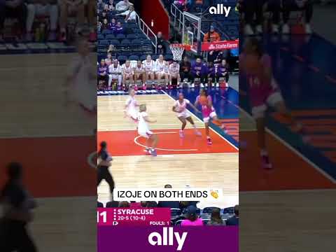 Wreaking havoc on both ends 🔥 @ally #syracuse #womensbasketball #accbasketball #collegebasketball