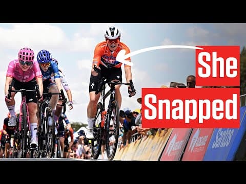 The Last 3km Changed Everything: Women's Tour Down Under Stage 2