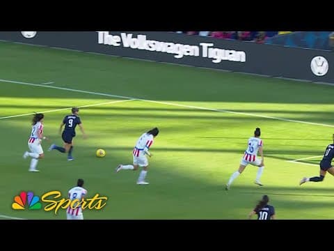 Ally Sentnor navigates traffic to double USWNT lead over Paraguay | NBC Sports