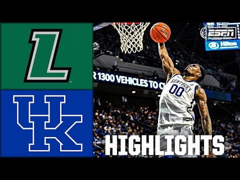 Loyola Maryland Greyhounds vs. Kentucky Wildcats | Full Game Highlights | ESPN CBB