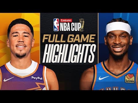SUNS at THUNDER | EMIRATES NBA CUP 🏆 | FULL GAME HIGHLIGHTS | November 28, 2025