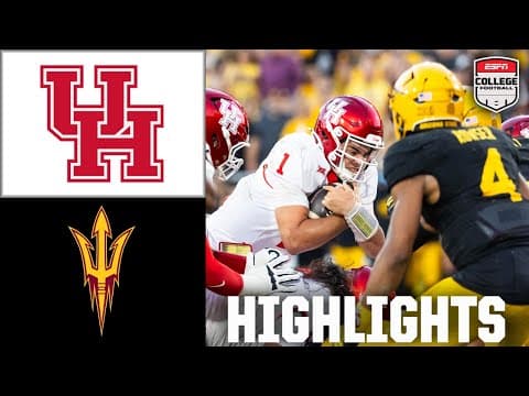Houston Cougars vs. Arizona State Sun Devils | Full Game Highlights | ESPN College Football