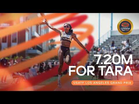 Tara Davis-Woohall FLIES to massive 7.20m world lead in Los Angeles | Continental Tour Gold 26