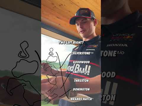 A lot of British circuits to choose from 🇬🇧 #F1 #RedBullRacing