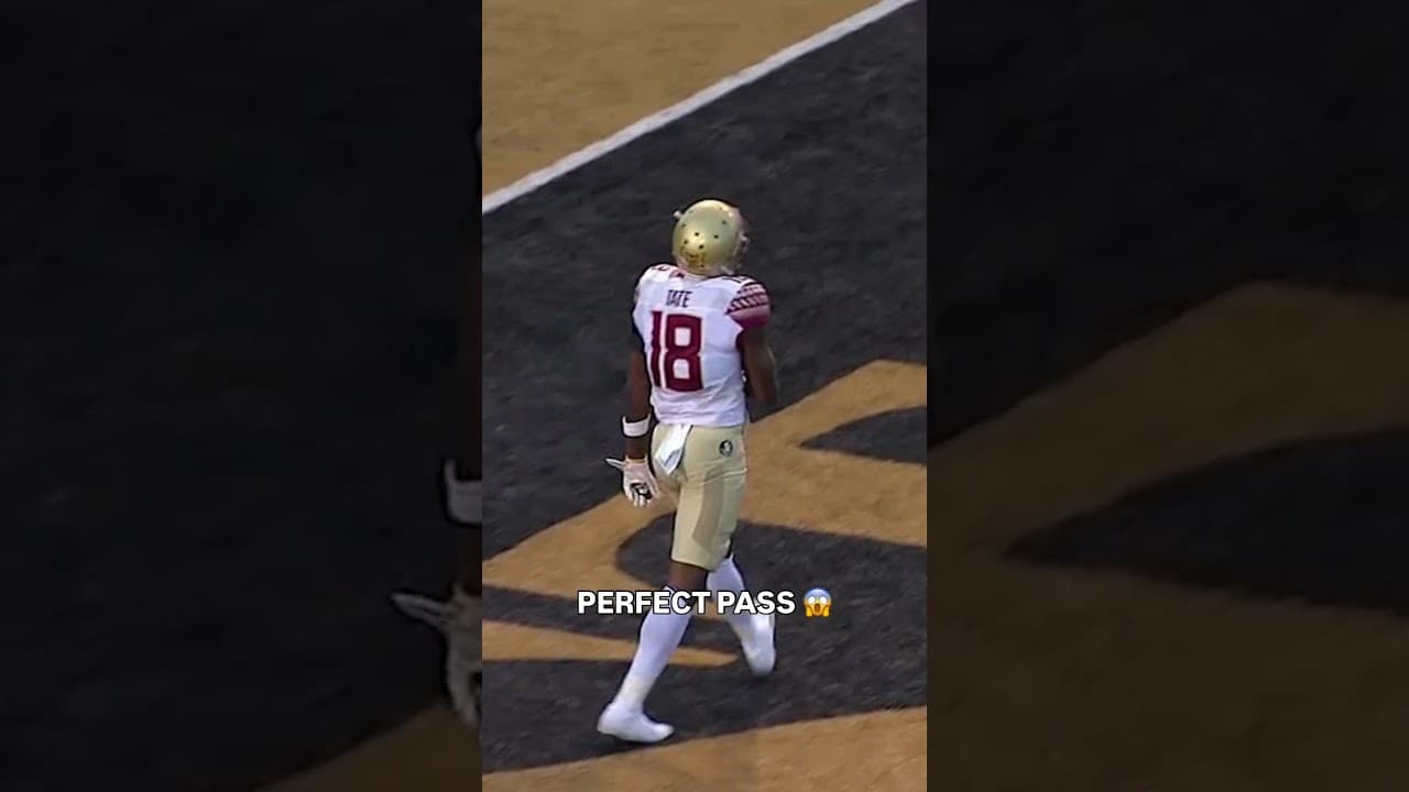 Absolute dot 🎯 #floridastateseminoles #accfootball #collegefootball
