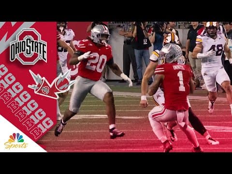Ohio State's trick play punt return sets up Bo Jackson touchdown | Big Ten on NBC