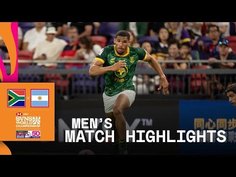 Boks run RIOT 🔥 | South Africa v Argentina | HSBC SVNS Hong Kong 2026 | Match Highlights