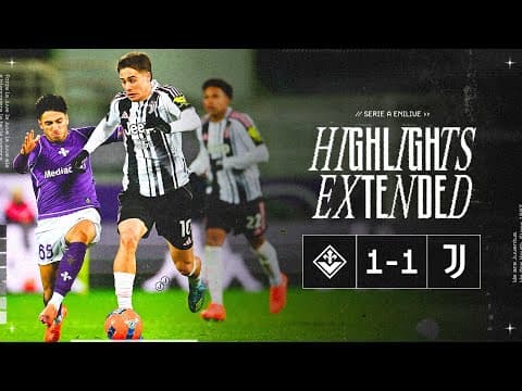 Hard Battle in Florence ⚔️ | Fiorentina 1-1 Juventus | EXTENDED HIGHLIGHTS
