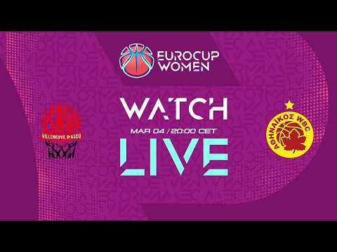 LIVE - Villeneuve d'Ascq LM v Athinaikos Qualco | EuroCup Women 2025-26 | Semi-Finals