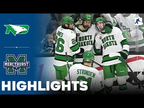 North Dakota vs Mercyhurst | NCAA College Hockey | Highlights - January 03, 2026