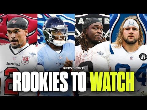 NFL Rookies to Watch after Week 1 | Cam Ward, Ashton Jeanty, Tyler Warren, Emeka Egbuka & MORE