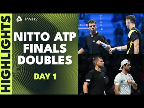 Cash/Glasspool, Vavassori/Bolelli, Granollers/Zeballos Play | ATP Finals 2025 Day 1 Highlights