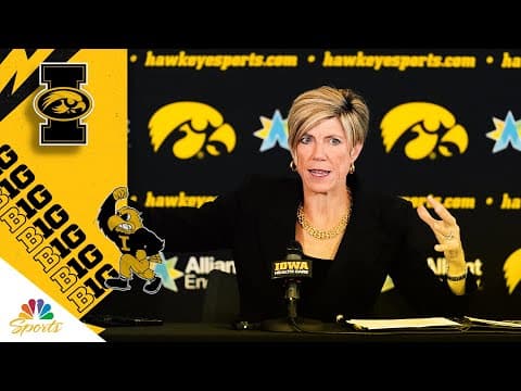 Iowa's Jan Jensen keeping past in mind while looking to the future | Big Ten on NBC Sports