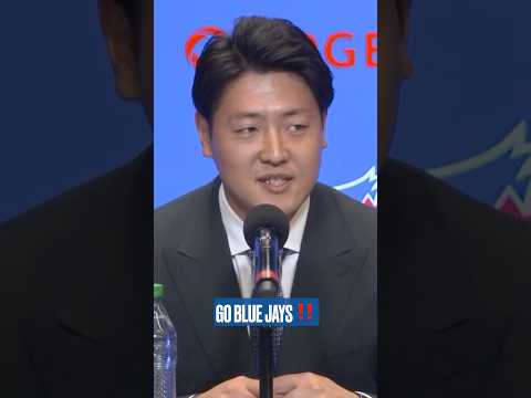 Nice to meet you, Kazuma Okamoto ☺️ #MLB #BlueJays #Toronto #Japan