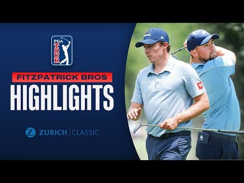Fitzpatrick brothers FIRE alternate-shot 65 | Round 2 | Zurich Classic of New Orleans | 2026