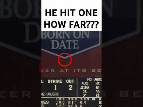 how far did he hit it 😳