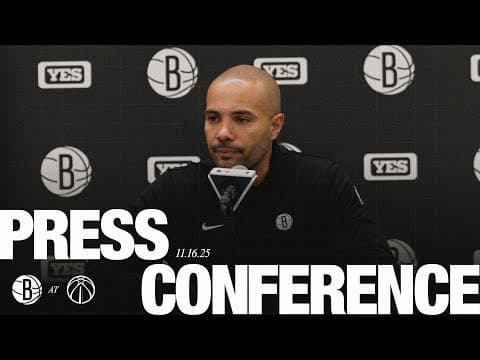 Jordi Fernández Postgame Press Conference vs Washington