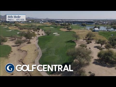 'The punishing stretch': Drone flyover of Nos. 7-12 at TPC Scottsdale | Golf Channel
