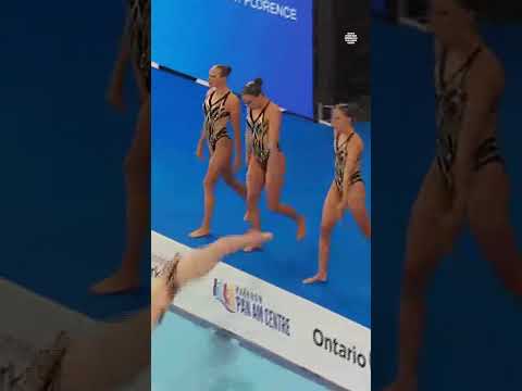 Epic Team Canada Entrance at 2024 Artistic Swimming World Cup #Canada #ArtisticSwimming