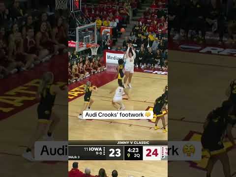 Audi Crooks made it look too easy 😲