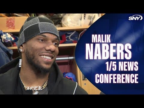 Malik Nabers on chemistry with Jaxson Dart: 'Happy he's going to be throwing me the ball next year'