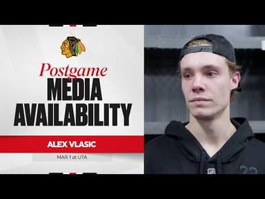 “Sometimes the legs are going.” | Alex Vlasic Postgame 3.1.26