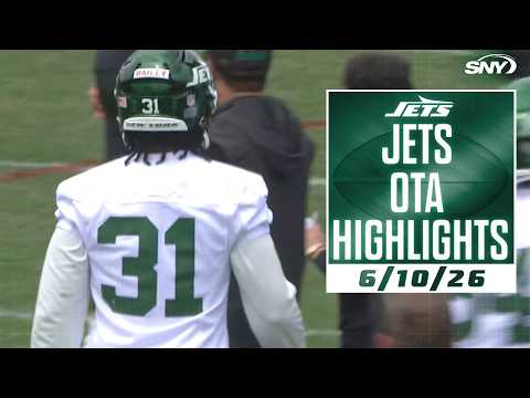David Bailey gets work in at Jets OTAs, Geno Smith continues offseason ramp up