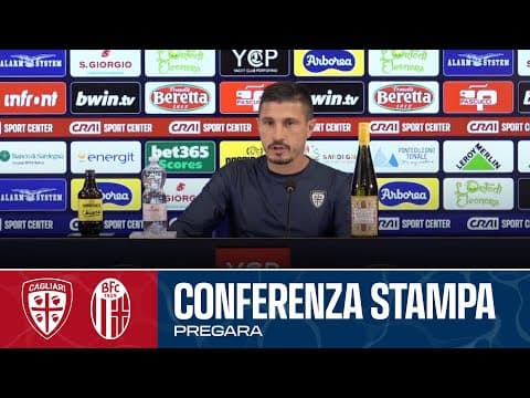 SERIE A ENILIVE |  MISTER PISACANE IN CONFERENZA STAMPA |  CAGLIARI - BOLOGNA