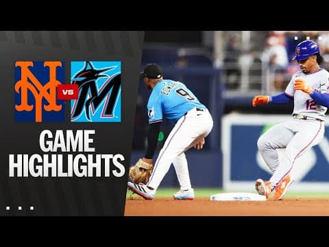 Mets vs. Marlins Game Highlights (9/28/25) | MLB Highlights