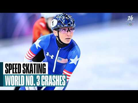 Stoddard crashes; Santos-Griswold, Letai advance in 500m