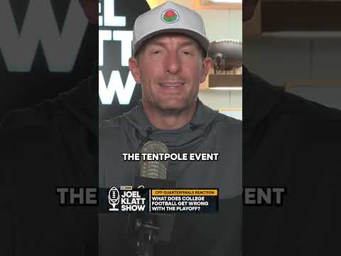 Joel Klatt shares his thoughts on the format of the CFP 👀😲 #cfp #football