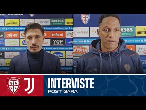 Post Gara | Pisacane e Mina dopo Cagliari-Juventus | Serie A Enilive
