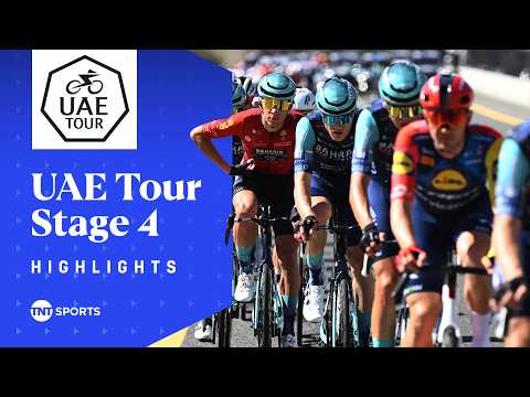 UNSTOPPABLE 🚀 | Men's UAE Tour Stage 4 Race Highlights | TNT Sports Cycling