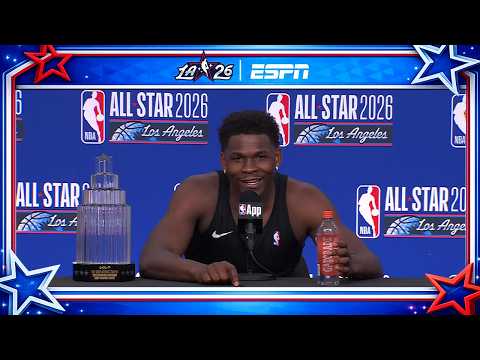 Anthony Edwards on winning the 2026 All-Star Game MVP & his thoughts on the new format | NBA on ESPN