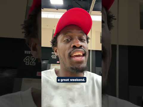 Pascal Siakam checking in from #NBAAllStar 2026 📱