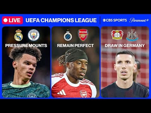 UEFA Champions League 24/7 ⭐ | MD6: Man City, Arsenal & MORE | Friday 12/19 | CBS Sports Golazo