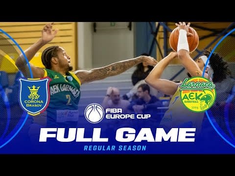 LIVE - CSM Corona Brasov v Petrolina AEK | FIBA Europe Cup 2025-26 | Regular Season